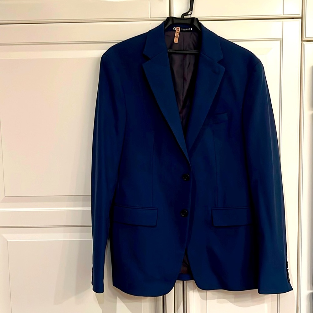 Zara men’s blue blazer size 38